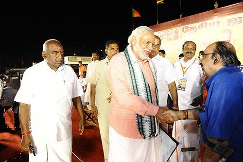 with Narendra Modi